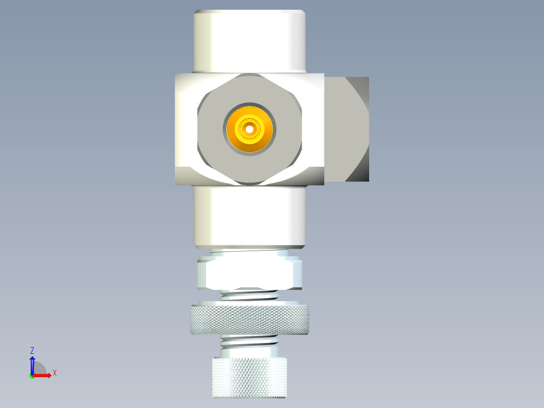 气水混合喷雾头3D模型