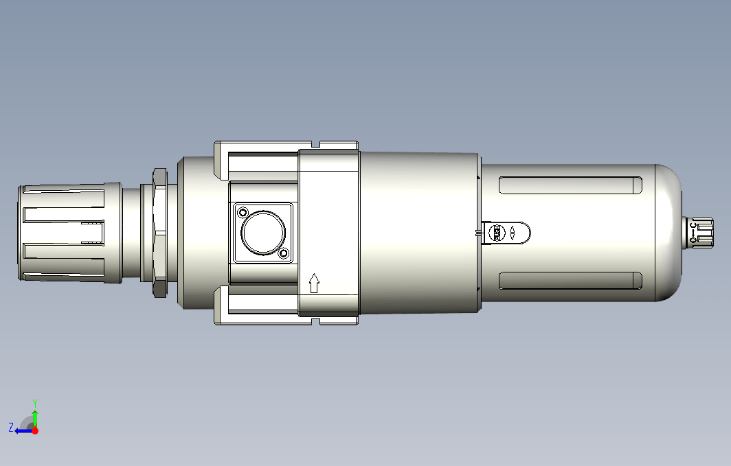 气立可CHELIC调压过滤器3D模型STP格式