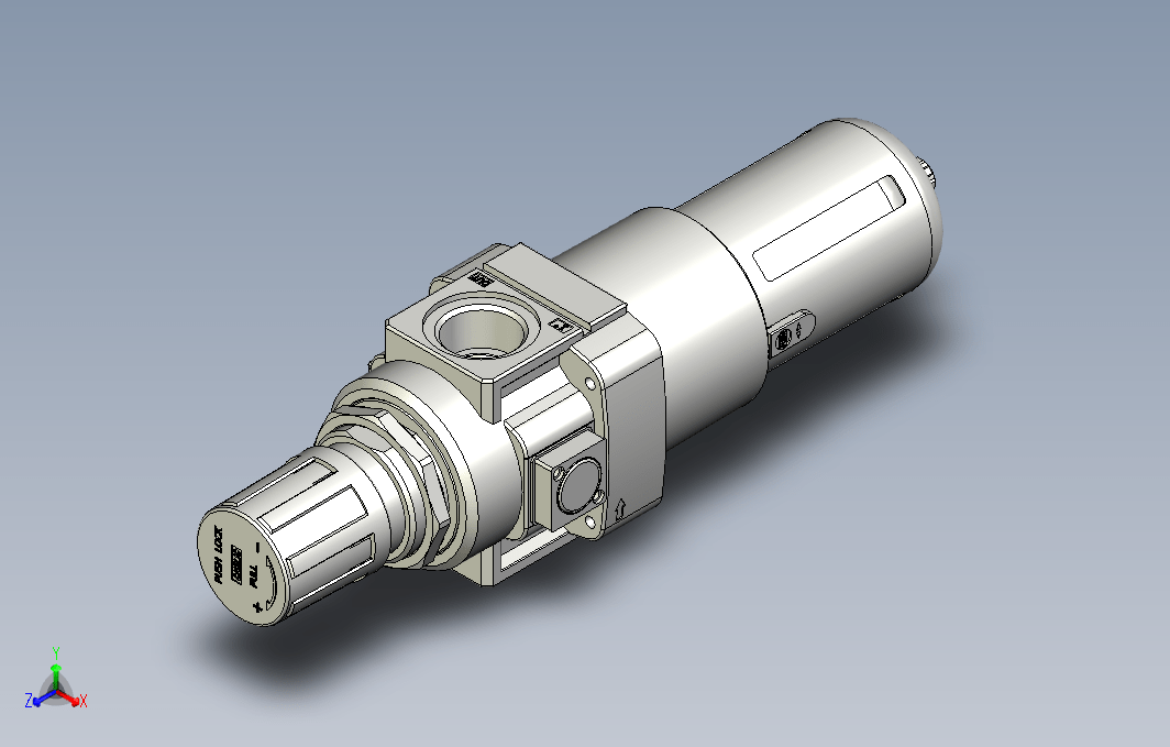 气立可CHELIC调压过滤器3D模型STP格式