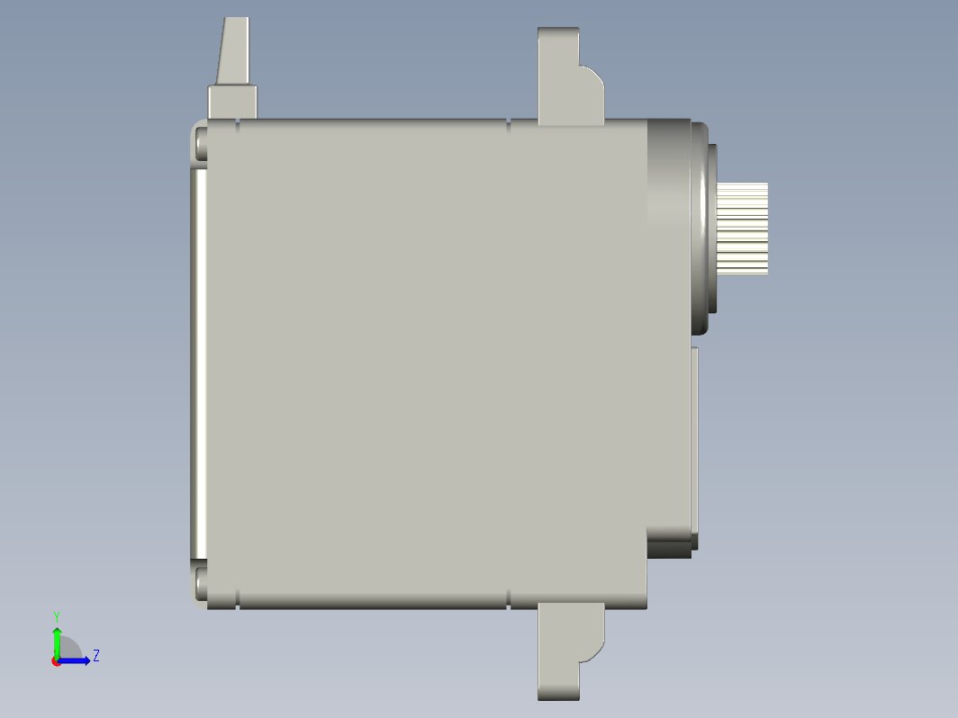 舵机  hitec-hs-85bb-servo CREO STP STL