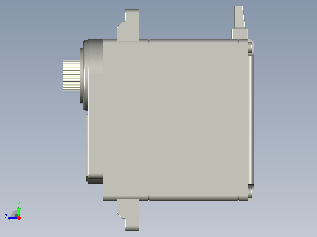 舵机  hitec-hs-85bb-servo CREO STP STL