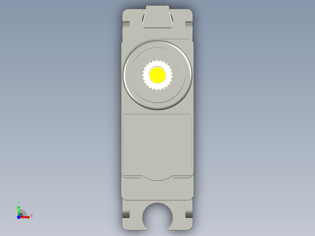 舵机  hitec-hs-85bb-servo CREO STP STL