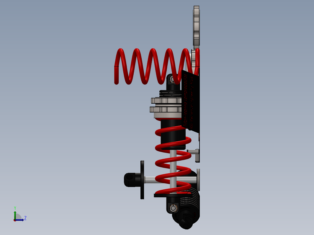Trifon模型遥控车减震器3D数模图纸 Solidworks设计 附STEP x_t