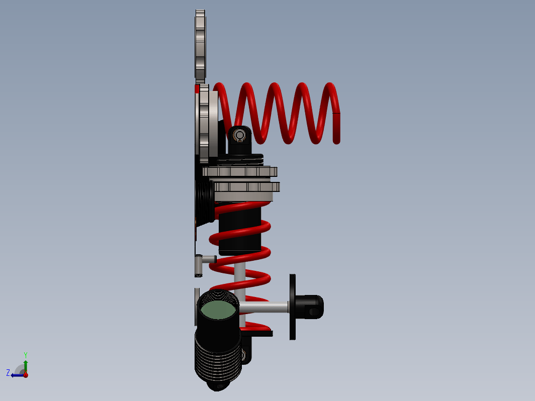 Trifon模型遥控车减震器3D数模图纸 Solidworks设计 附STEP x_t