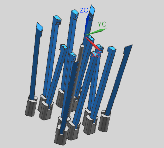 玩具车车尾尾盖注塑模具设计缩略图