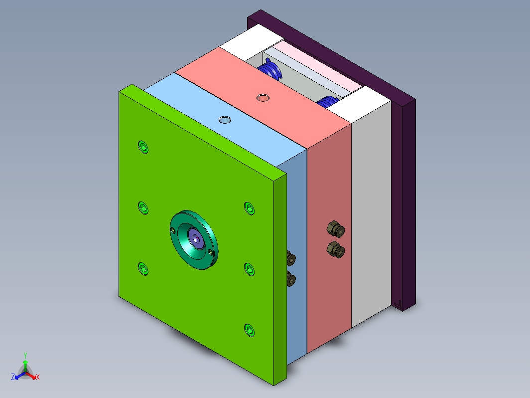 JX1582 塑料餐具注塑成型模具设计