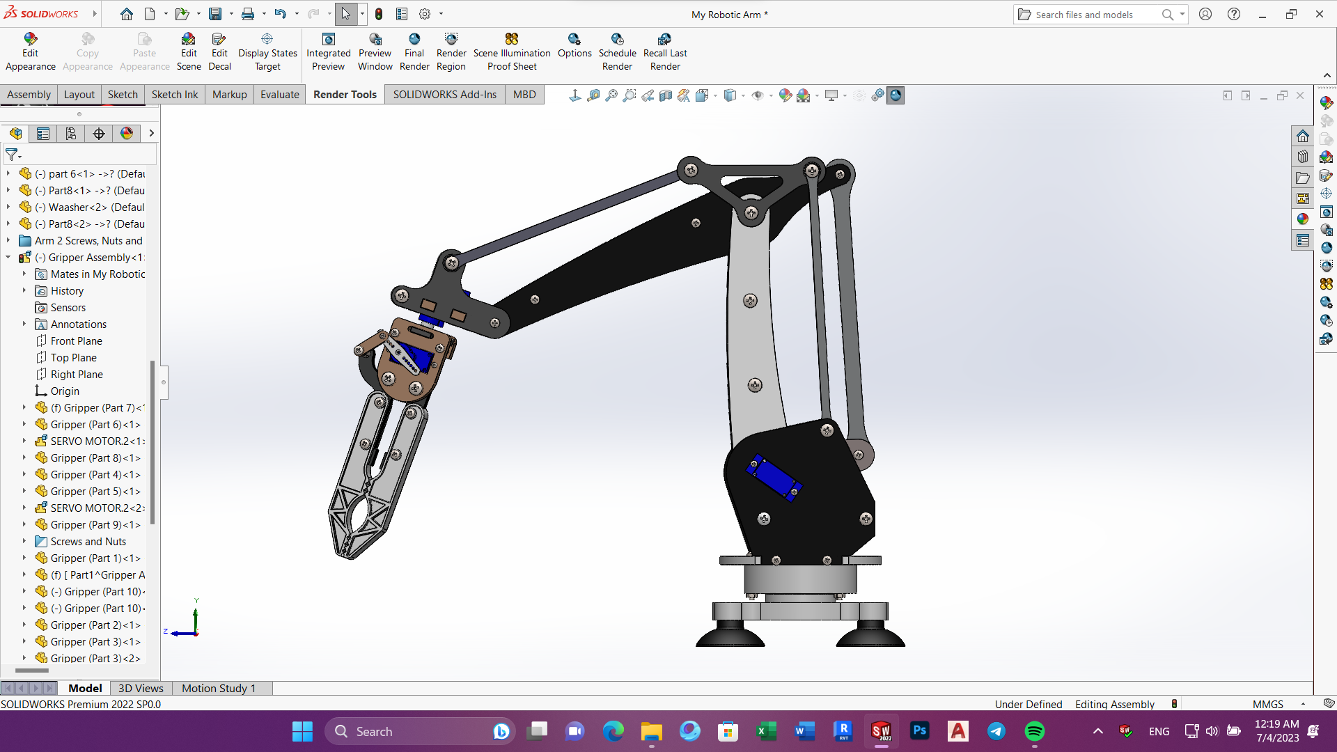 机械臂 robotic-arm-380