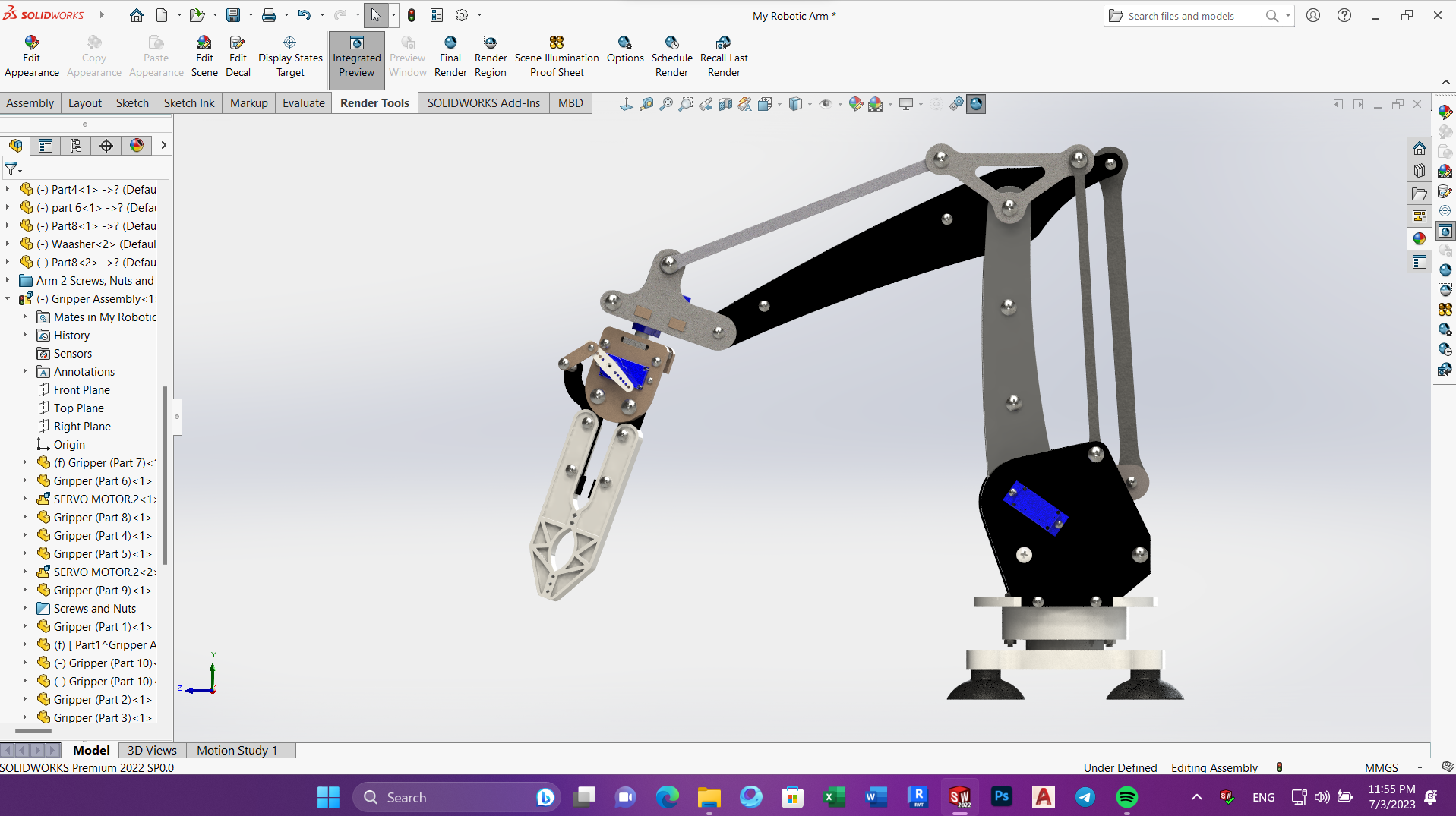 机械臂 robotic-arm-380