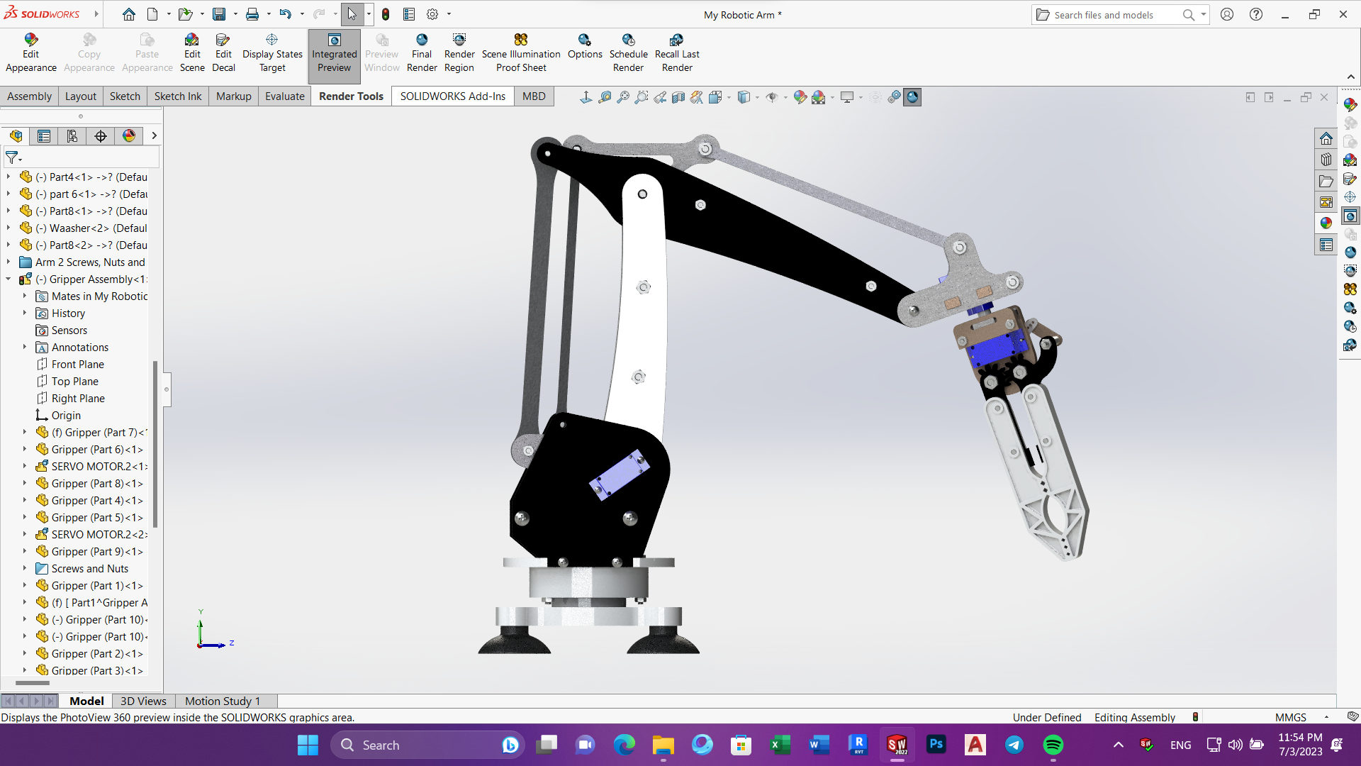 机械臂 robotic-arm-380