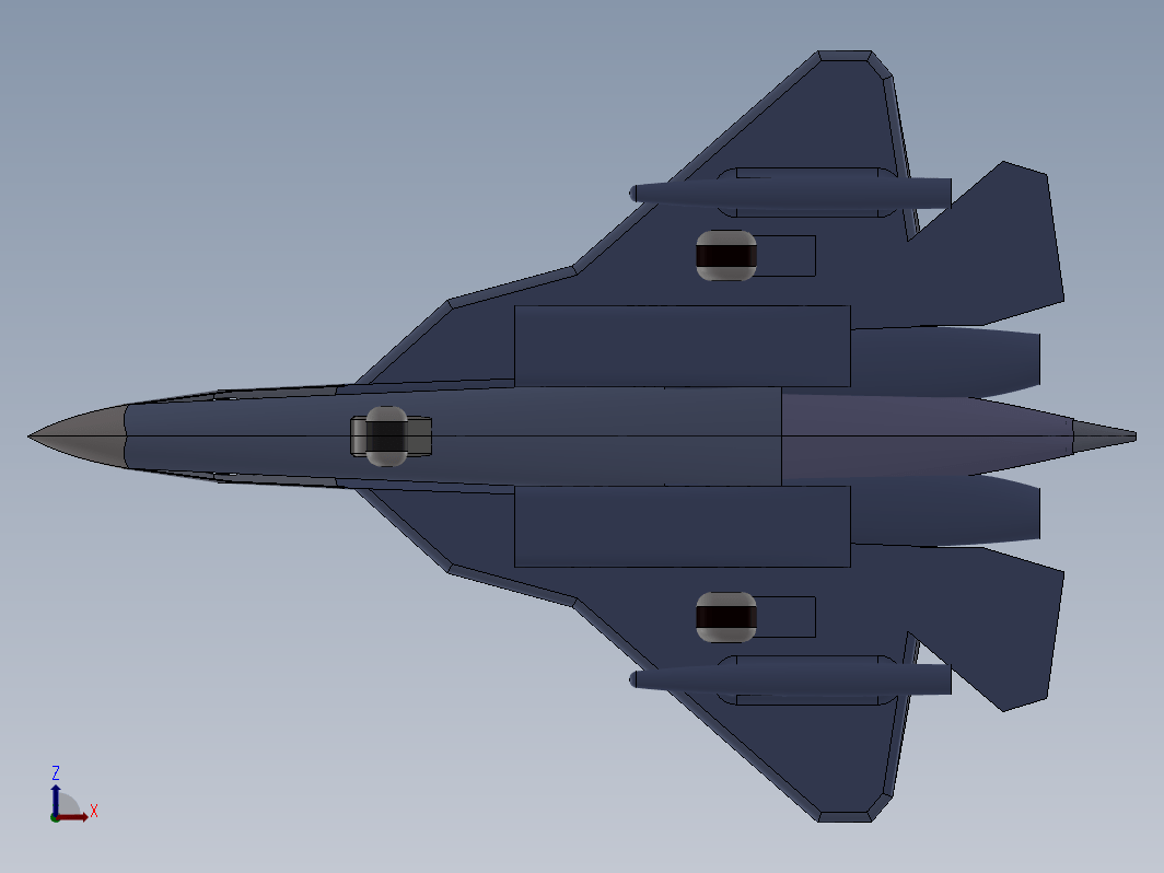 sukhoi SU-57苏57简易战斗机