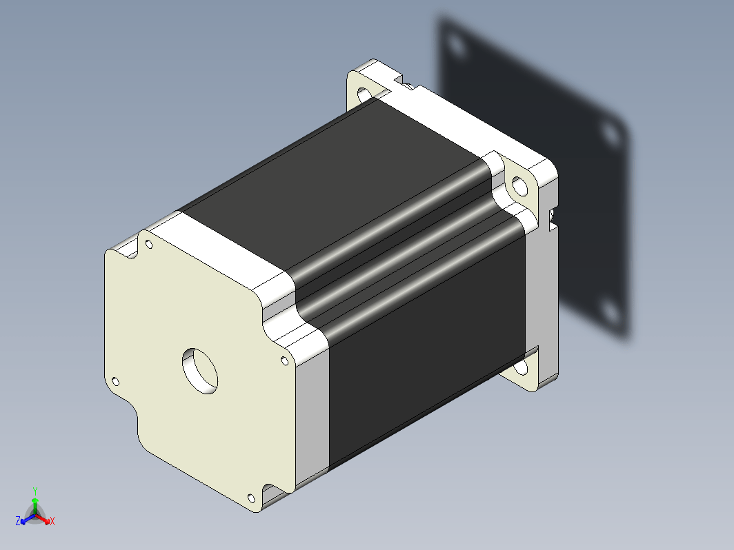 步进电机3D图86J18118-842(Z)-14