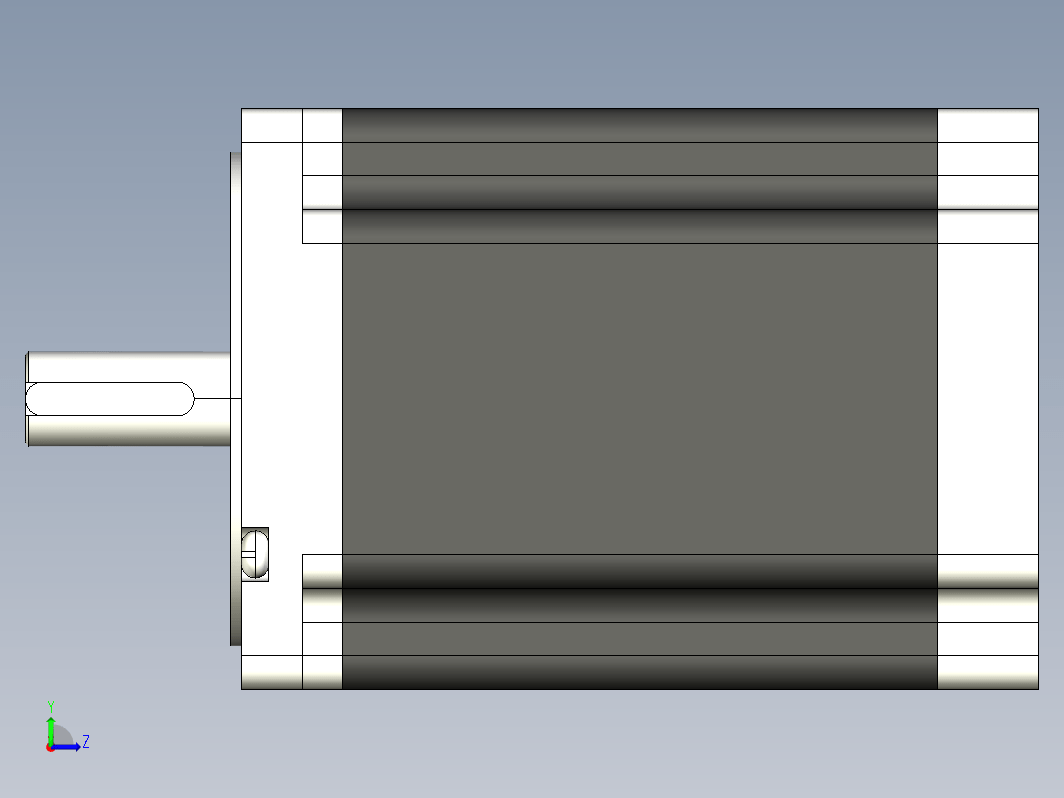 步进电机3D图86J18118-842(Z)-14