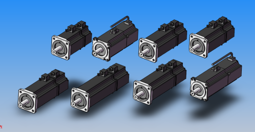 60系列50型-标准型交流伺服电机 共8种型号三维SW2012带参缩略图