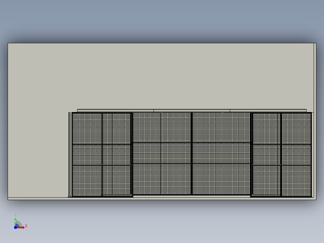 存储区围栏和大门