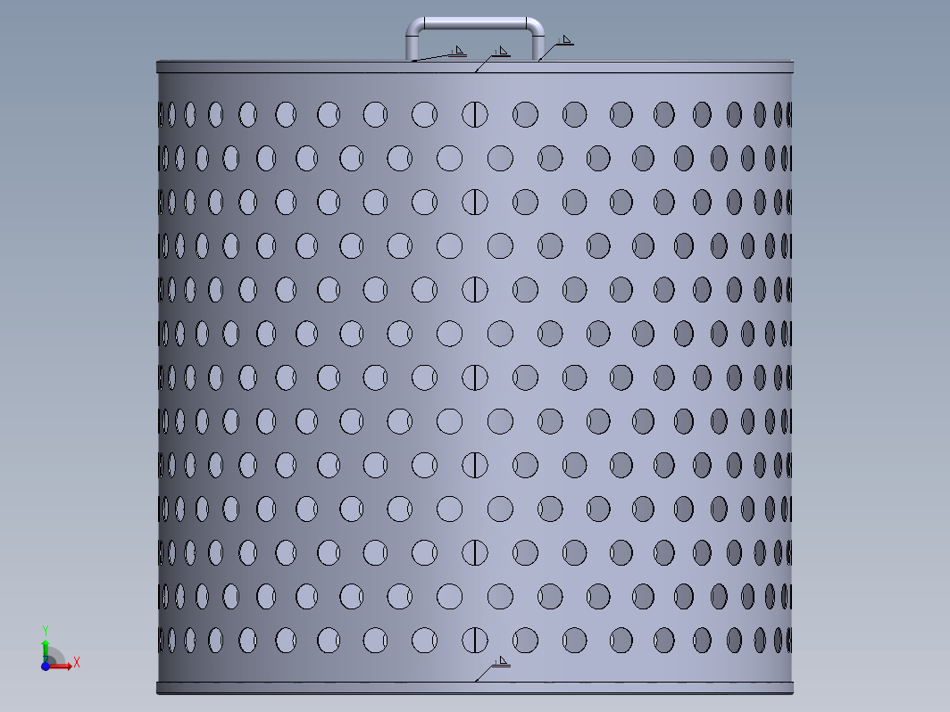 镂空筒钣金篮