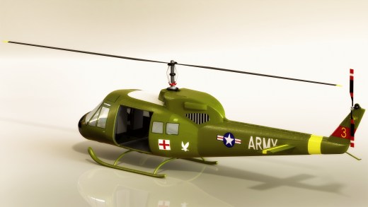 贝尔bell uh-1通用直升机缩略图