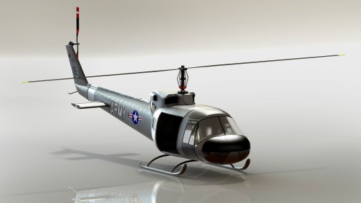 贝尔bell uh-1通用直升机