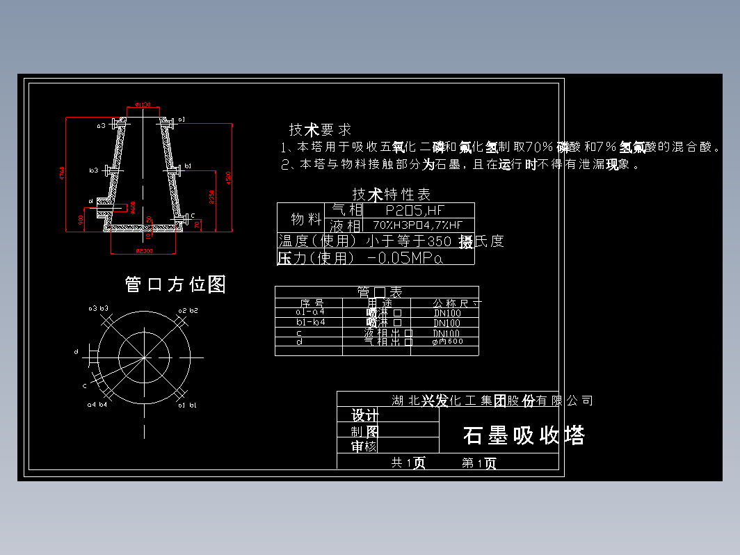 石墨吸收塔