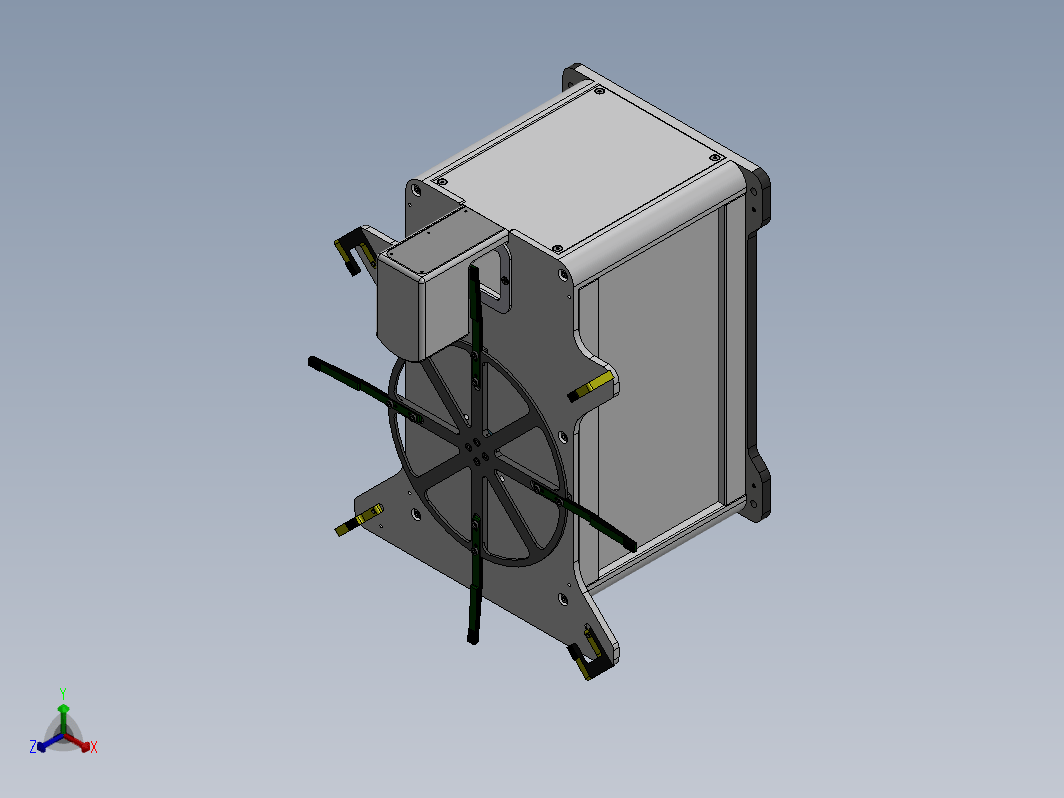 晶圆寻边器12寸-aligner三维模型