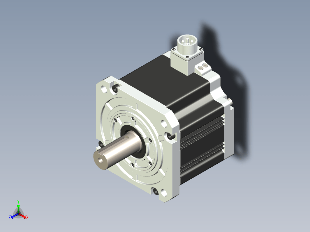 步进电机装配图-SV-X3MM500A-N2LA-5KW