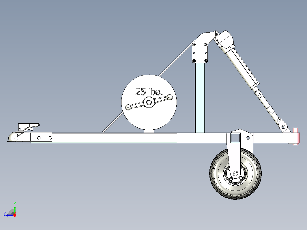 拖车接头3D