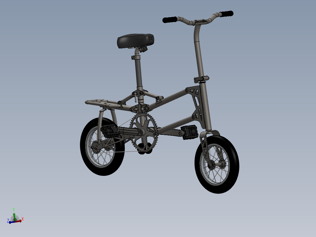 小型折叠自行车