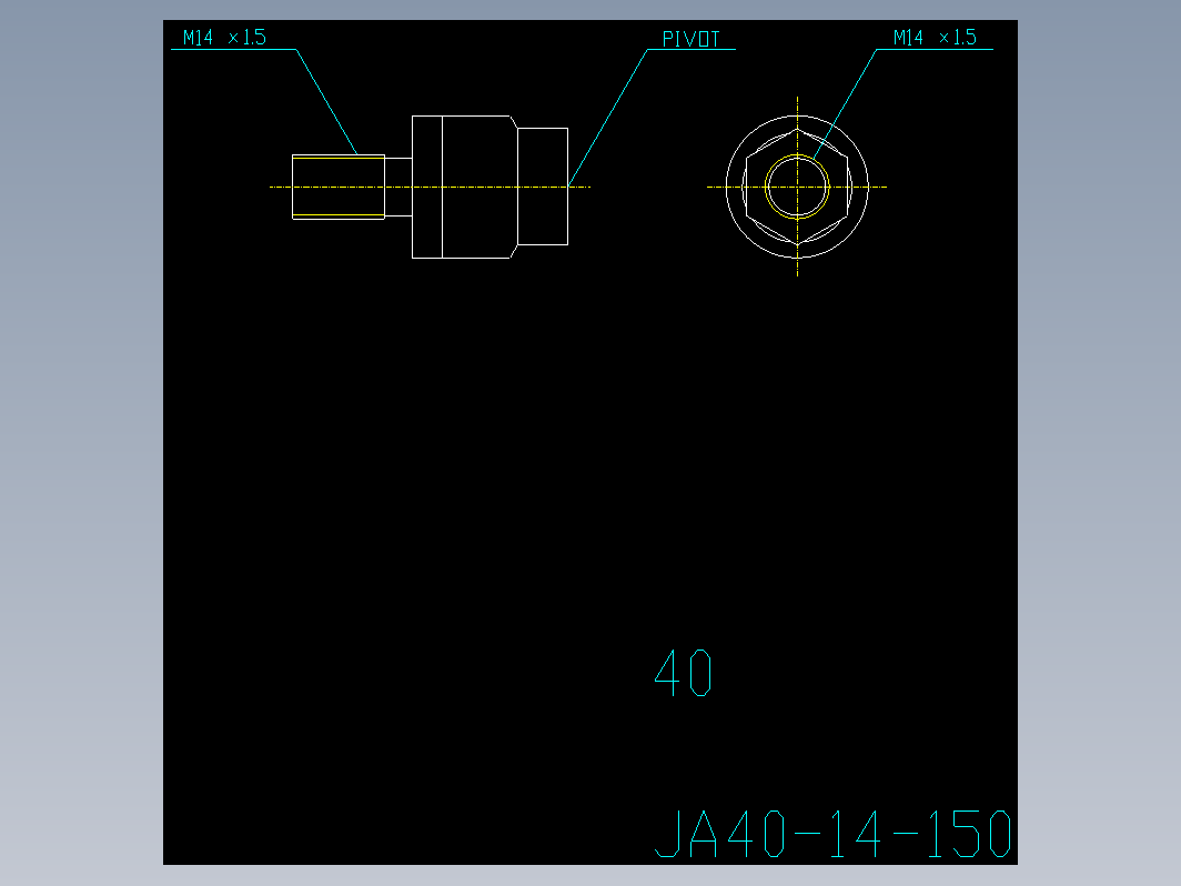 浮动接头 JA40-14-150