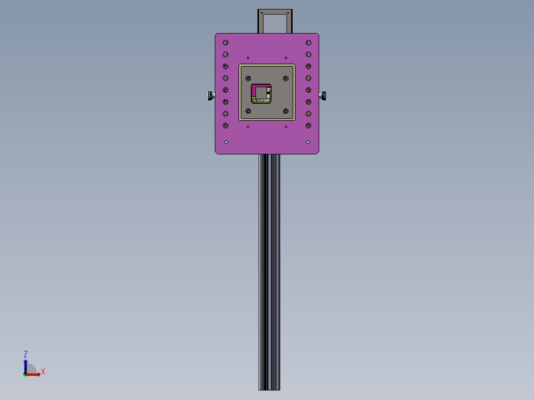 01月-A3K-Z导槽冲切模（sw18可编辑+工程图+bom）