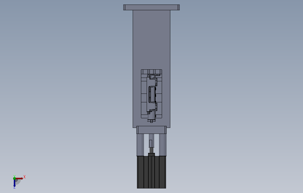 JSQ13GT10_03BX喷气管总成封15压盖工装1