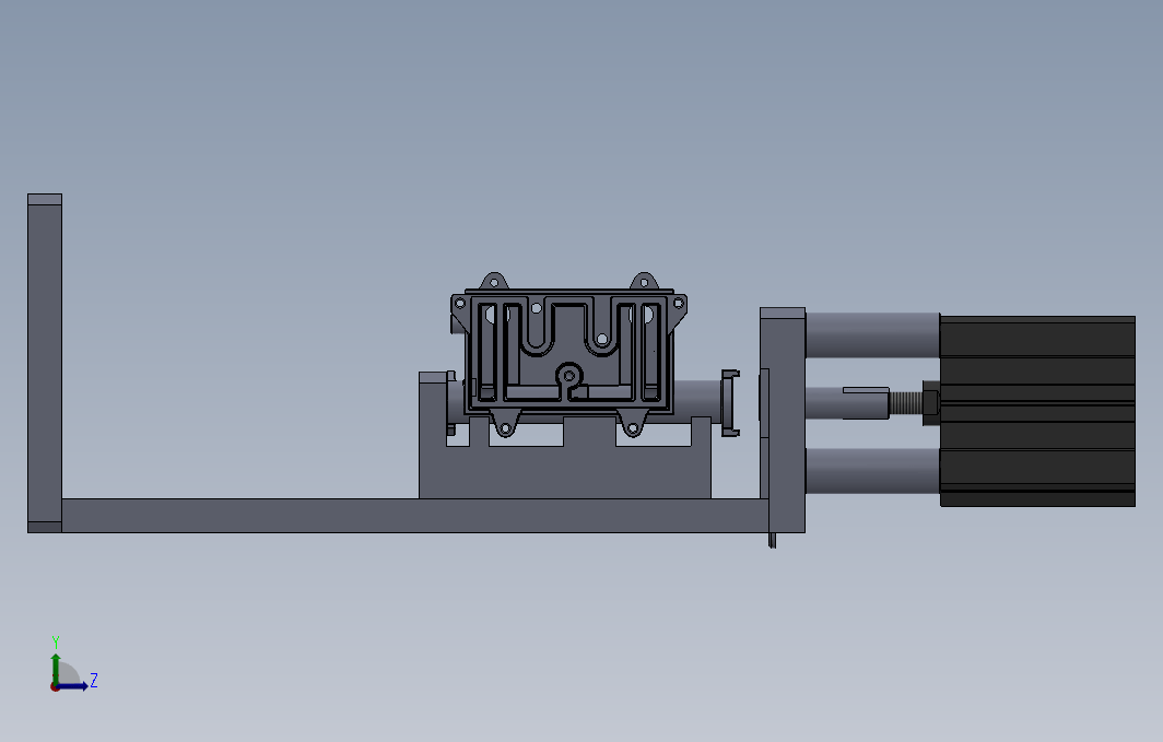 JSQ13GT10_03BX喷气管总成封15压盖工装1