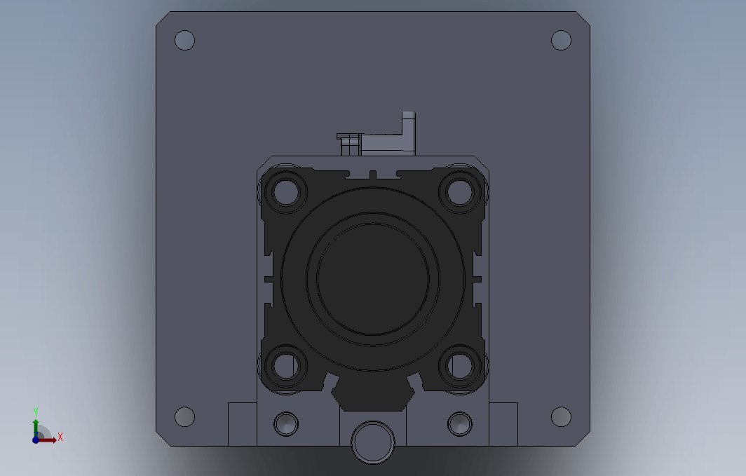 JSQ13GT10_03BX喷气管总成封15压盖工装1