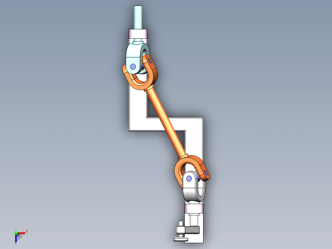 十字万向联轴器3D