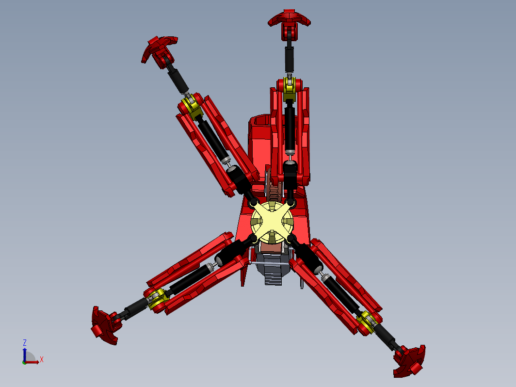 【252】四脚机器人SW设计