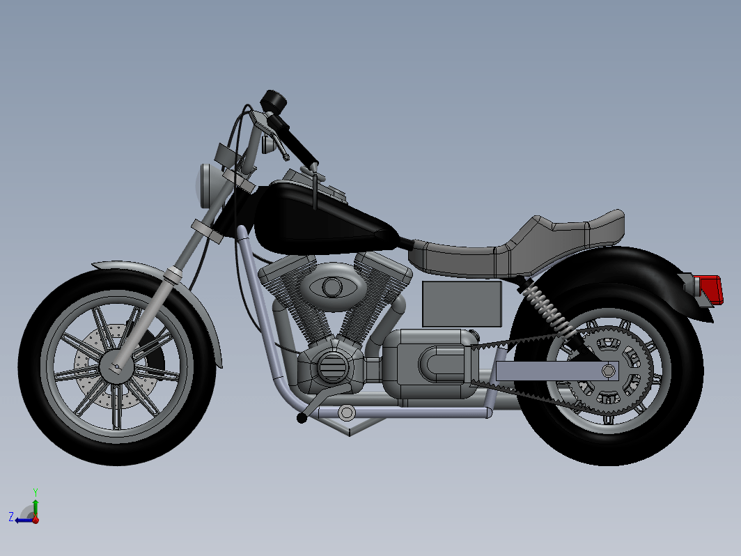 摩托车 Harley Davidson FS2