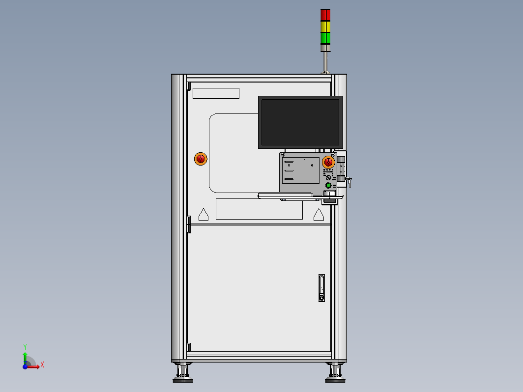 铝型材机架钣金造型-30