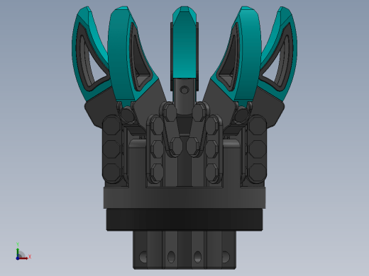 5爪夹持机构 5 Claws Gripper Mechanism缩略图