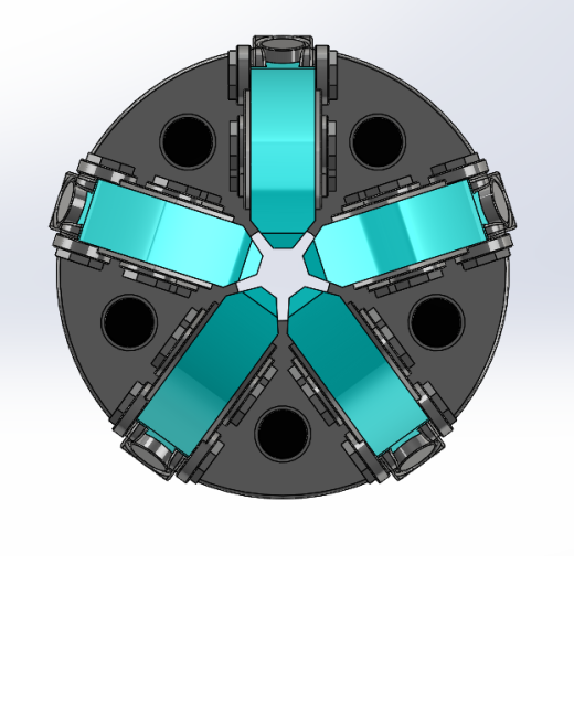 5爪夹持机构 5 Claws Gripper Mechanism缩略图