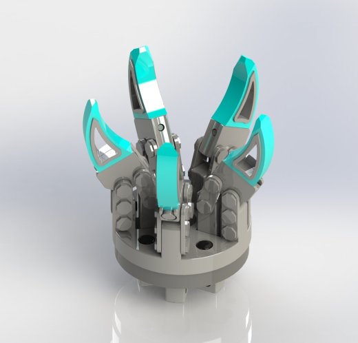 5爪夹持机构 5 Claws Gripper Mechanism缩略图