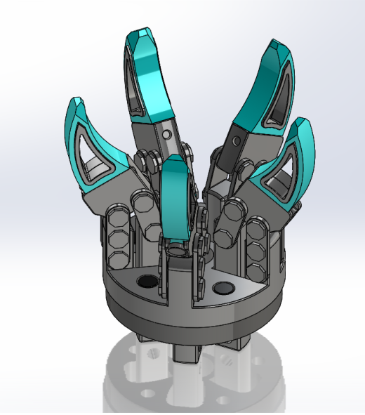 5爪夹持机构 5 Claws Gripper Mechanism缩略图