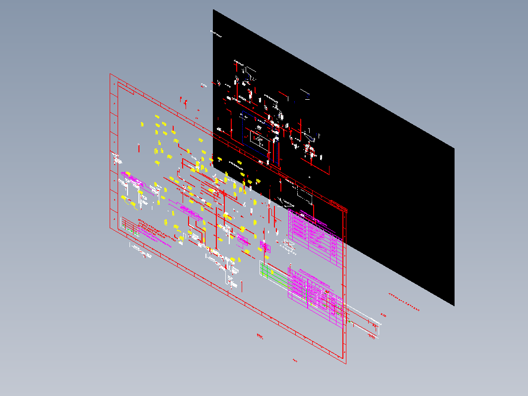 锅炉系统 F146IIS-J0201-21汽轮机润滑油净化贮存和排空系统图