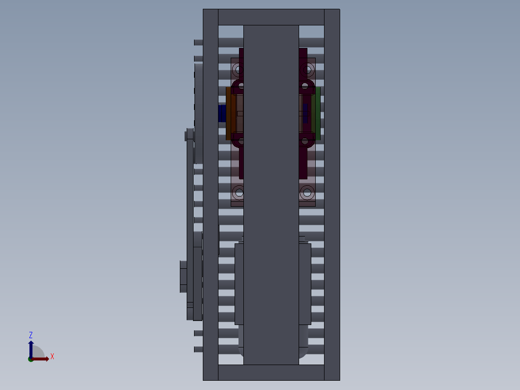 加热炉装料机设计三维SW2012带参+CAD+说明书