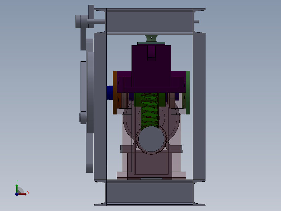 加热炉装料机设计三维SW2012带参+CAD+说明书