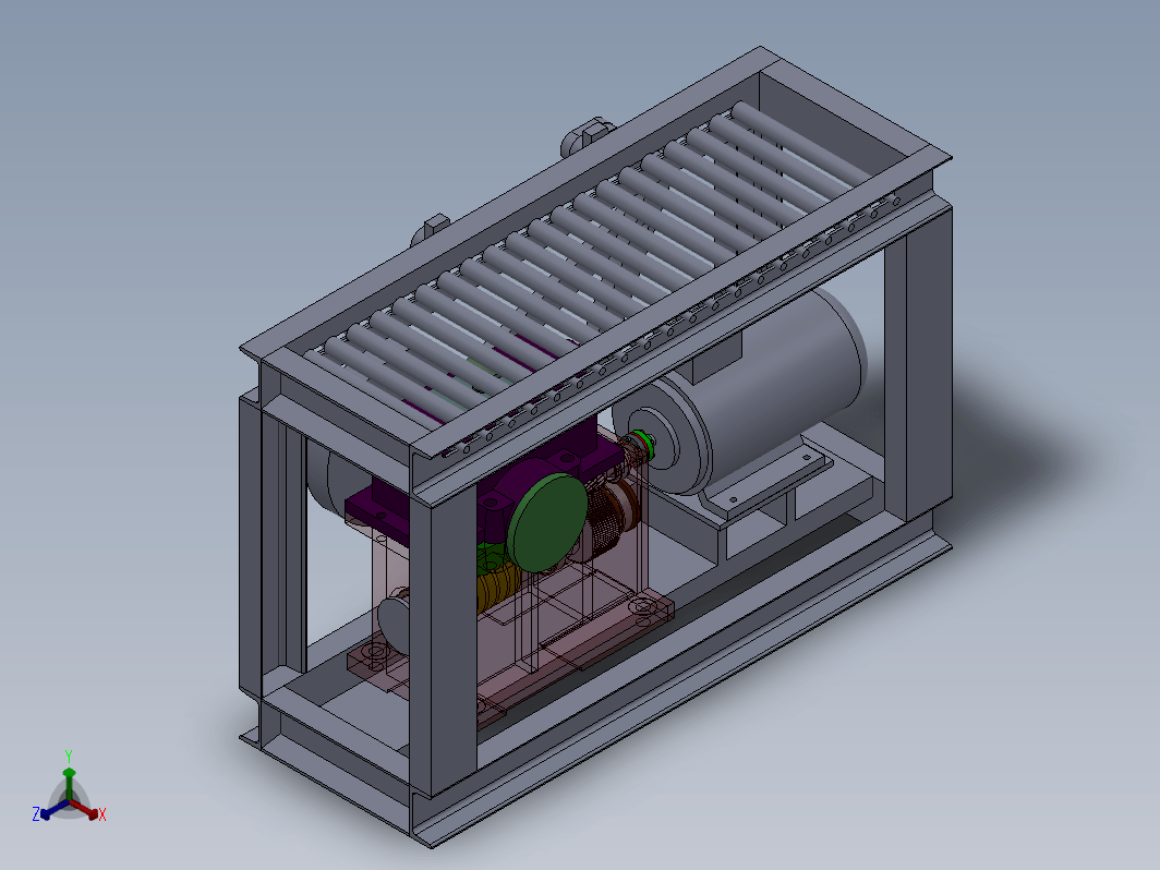 加热炉装料机设计三维SW2012带参+CAD+说明书