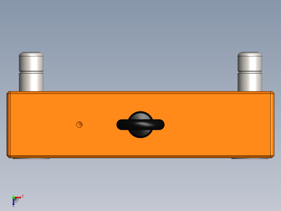 在 Solidworks 上制造的塑料注射模具气动装置