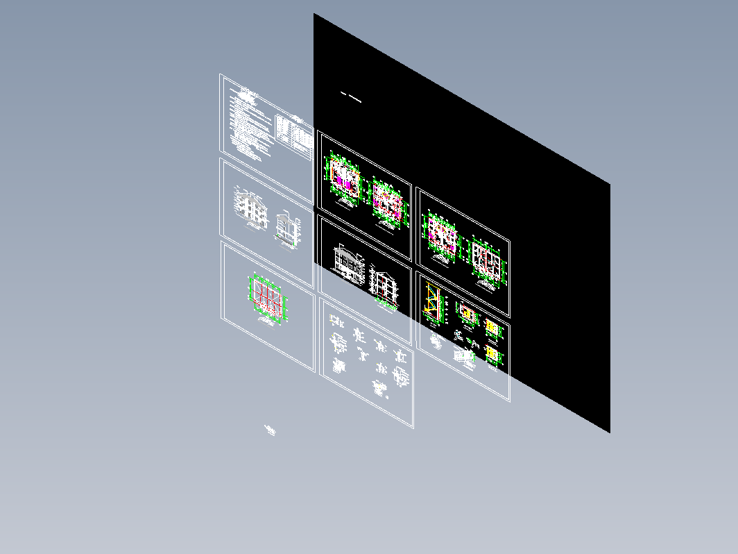 小型别墅建筑图