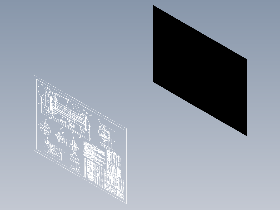 换热器CAD二维图DWG