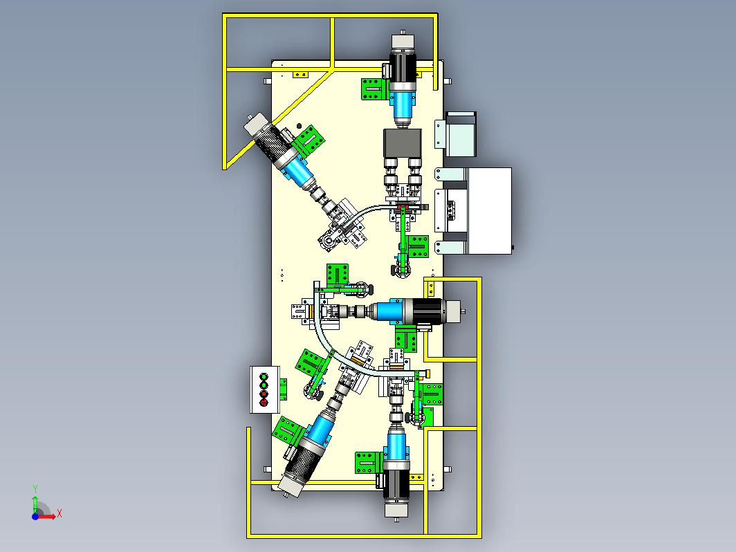 汽车行业-东风货车骨架自动钻孔机(H51-02)包含图纸