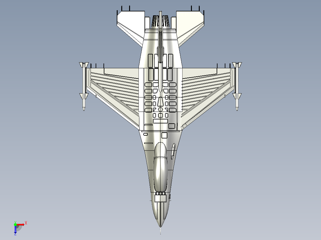 F16战斗机模型