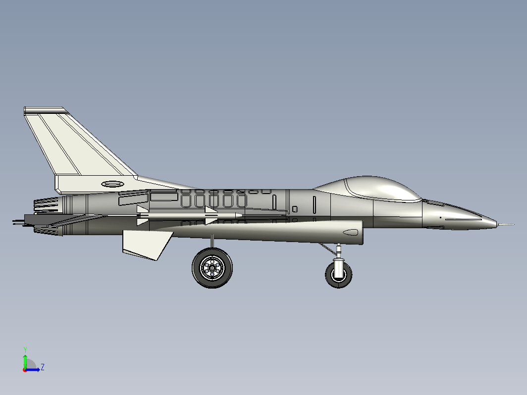 F16战斗机模型