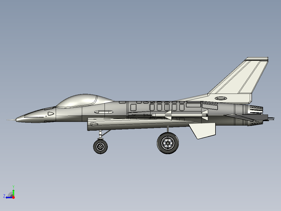 F16战斗机模型